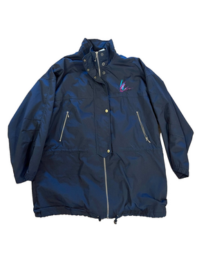 Vintage 80s/90s Brooks Retro Neon Embroidered Nylon Parka Ski Jacket - Unisex